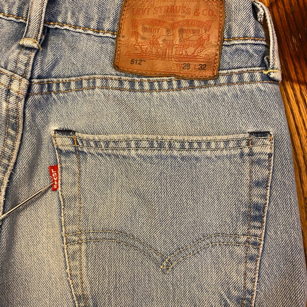 Levi’s 512 light wash jeans